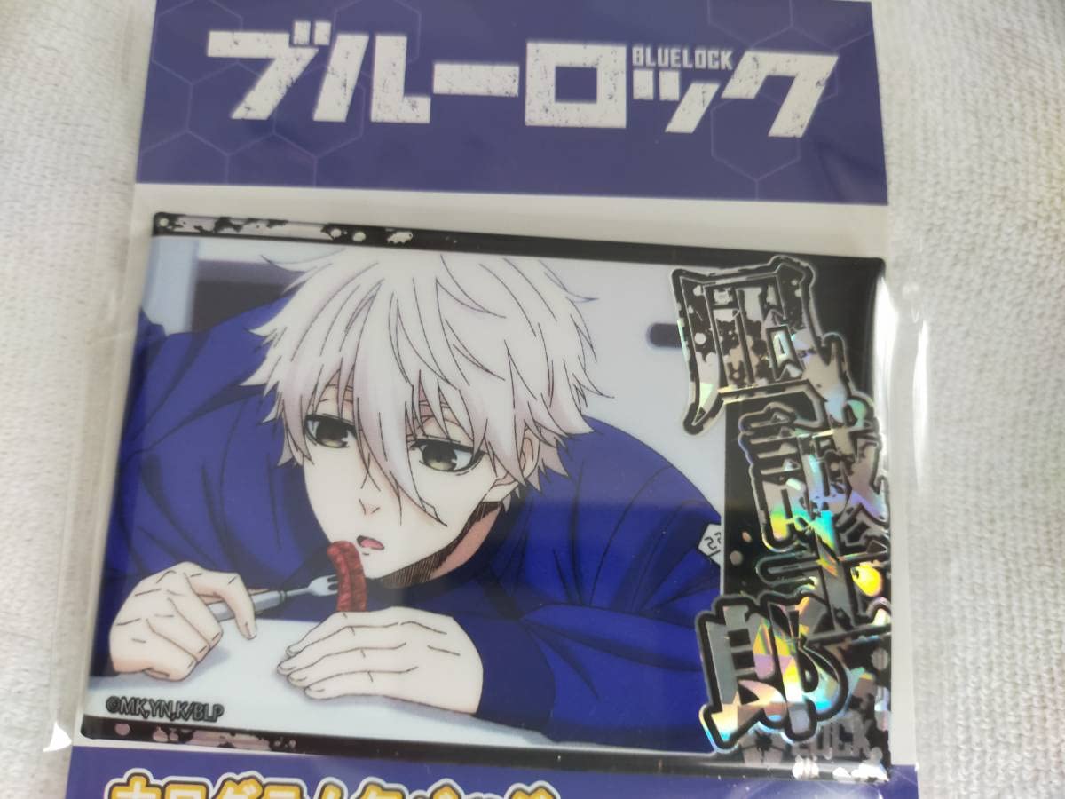 Amazon.co.jp: ブルーロック ホログラム缶バッジ 凪誠士郎 スクエア