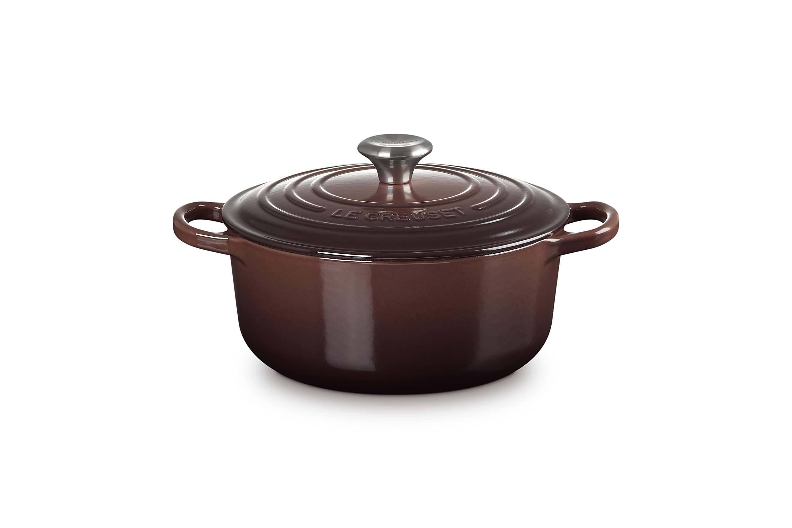 ♡ルクルーゼ ココットロンド ガナッシュ 18cm チョコレート 茶色 新品