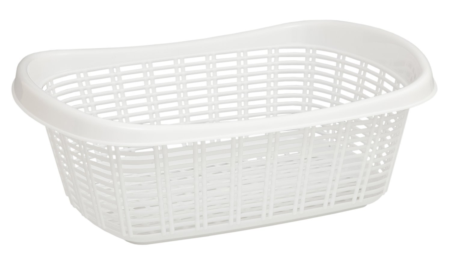 Amazon｜平和工業 ランドリー バスケット 脱衣かご ホワイト