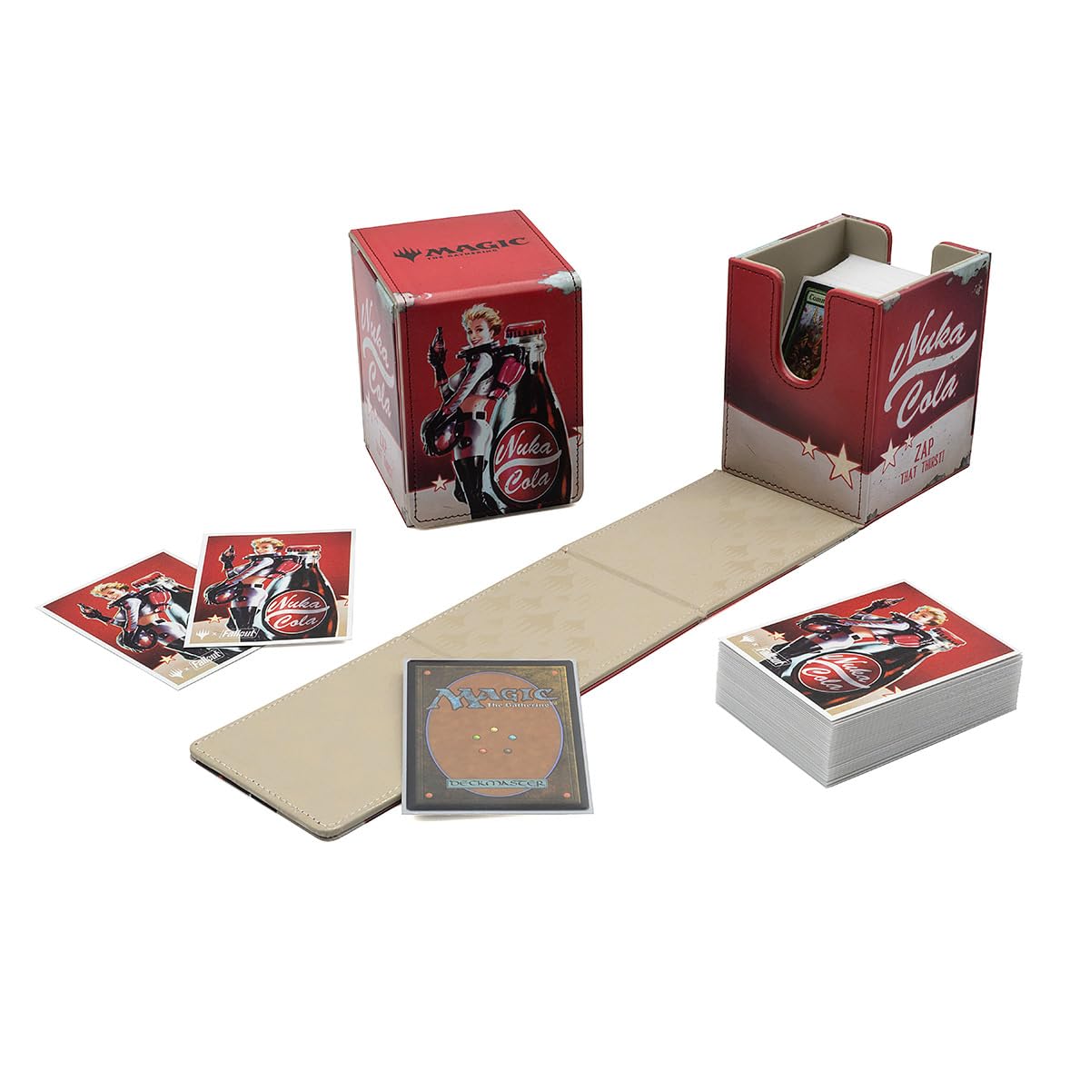 Ultra Pro - Fallout Alcove Flip Deck Box - Nuka Cola Pinup - for