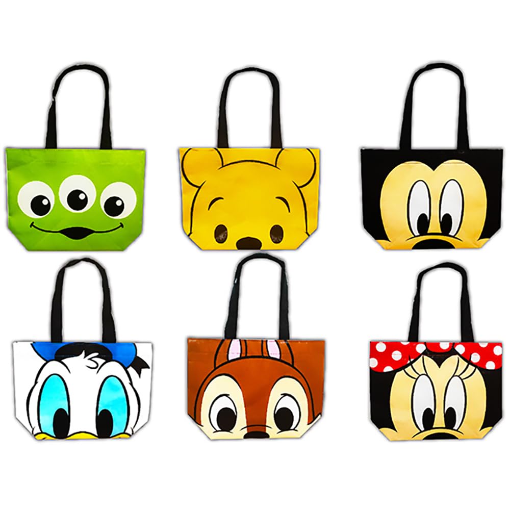 Amazon | 【縁日 景品 セット】ディズニー 顔柄 ミニトートバッグ 12個