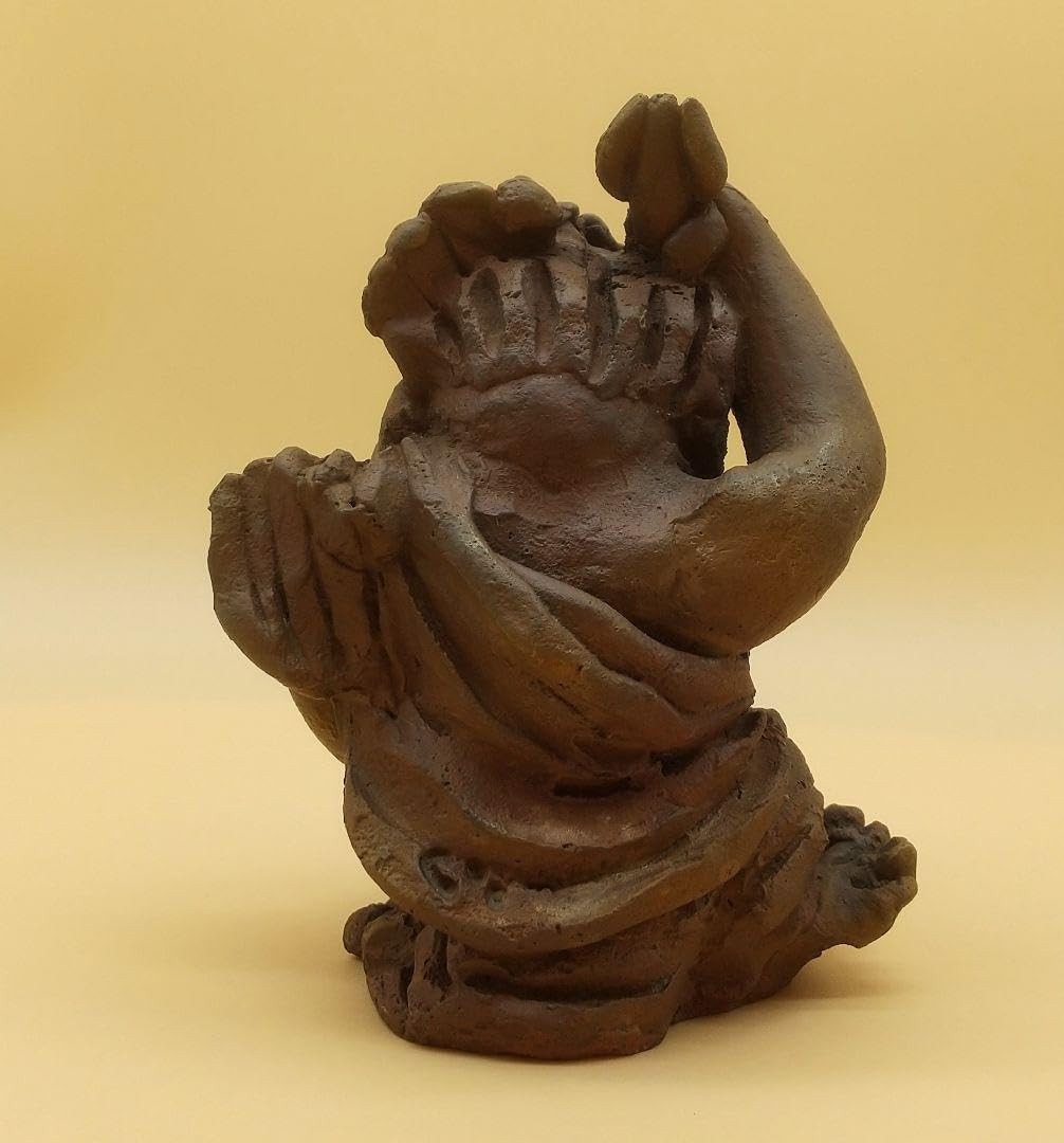 Amazon.co.jp: 東大寺長老 清水公照 泥仏 金剛力士 ブロンズ製