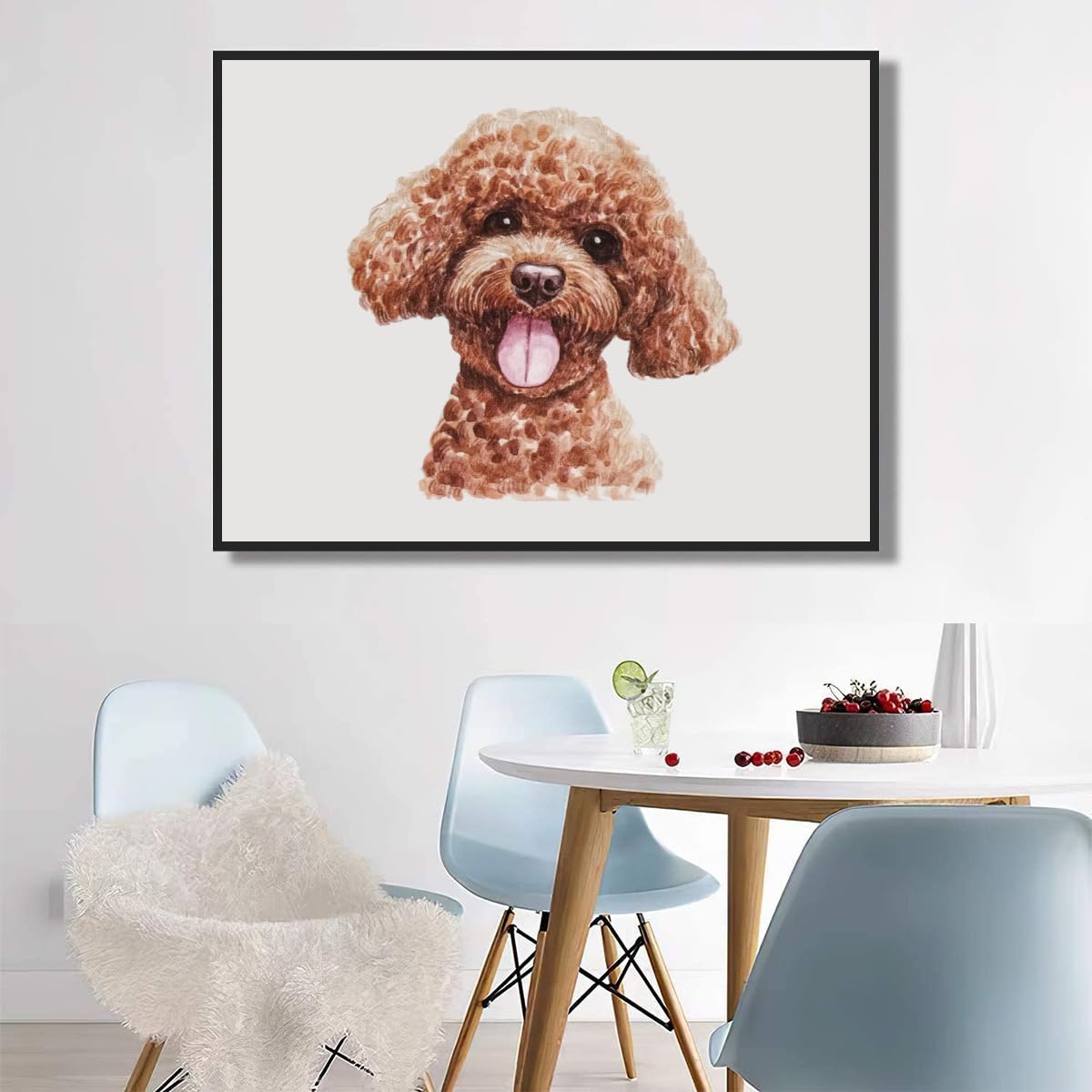 Amazon.co.jp: トイプードル 茶 絵 キュート 5D ダイヤモンドアート