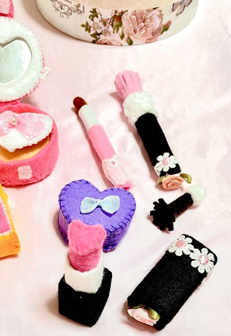 Amazon | フェルトままごと メイクセット | メイクアップ | おもちゃ