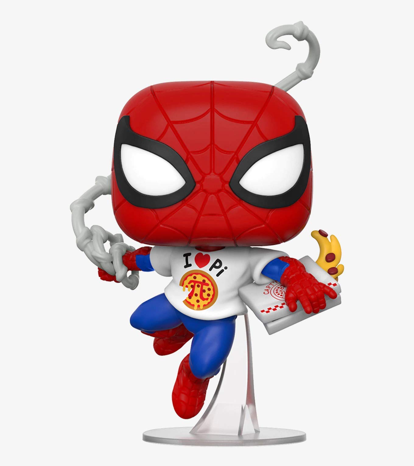 Amazon.com: Funko POP! Marvel #672 - Spider-Man [with Pizza