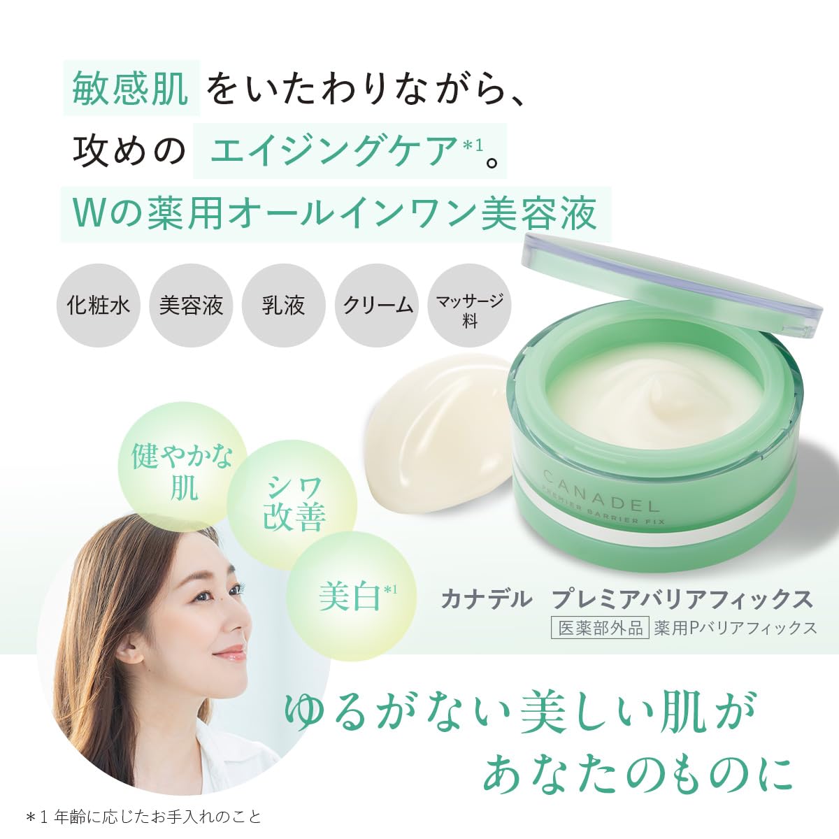 Amazon.co.jp: 【医薬部外品 ゆらぎ敏感肌ケア*】 CANADEL プレミア