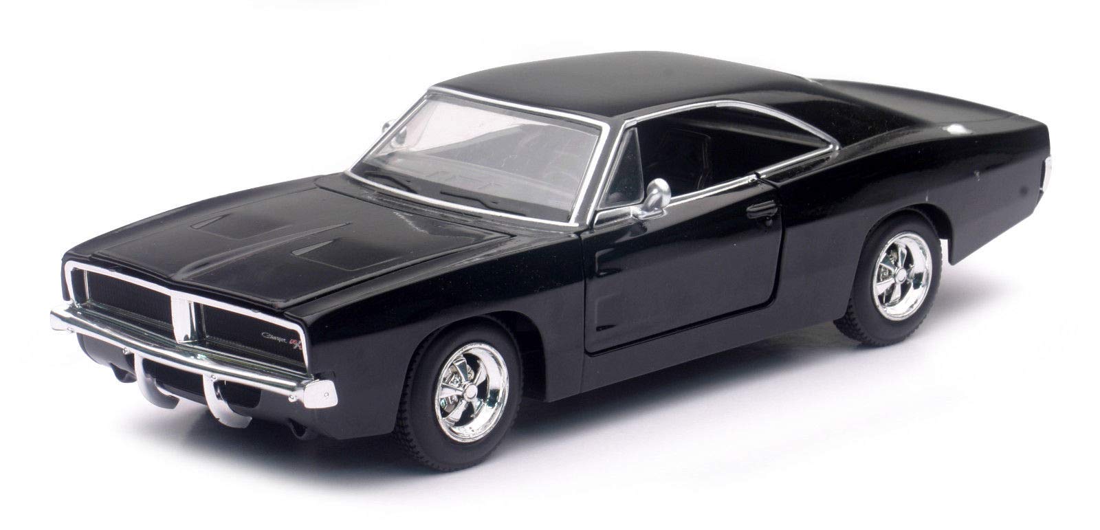 Amazon.com: 1969 Dodge Charger R/T Black 1/25 Diecast Model Car by