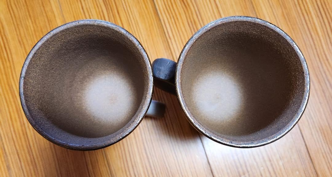 Amazon.co.jp: 備前金彩 備前焼 はにわ ペアマグカップ コースター付き