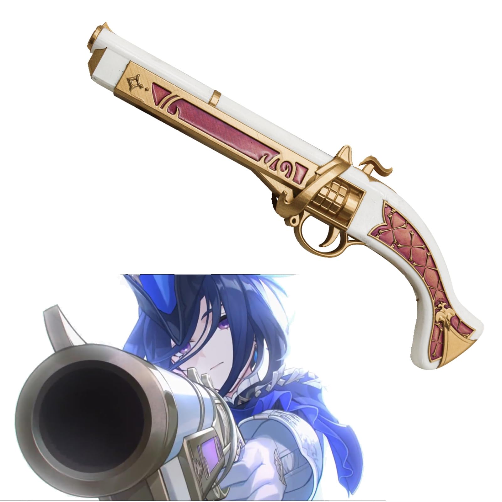 Amazon.co.jp: コスプレ道具 銃 原神 クロリンデ 武器 道具の銃 道具