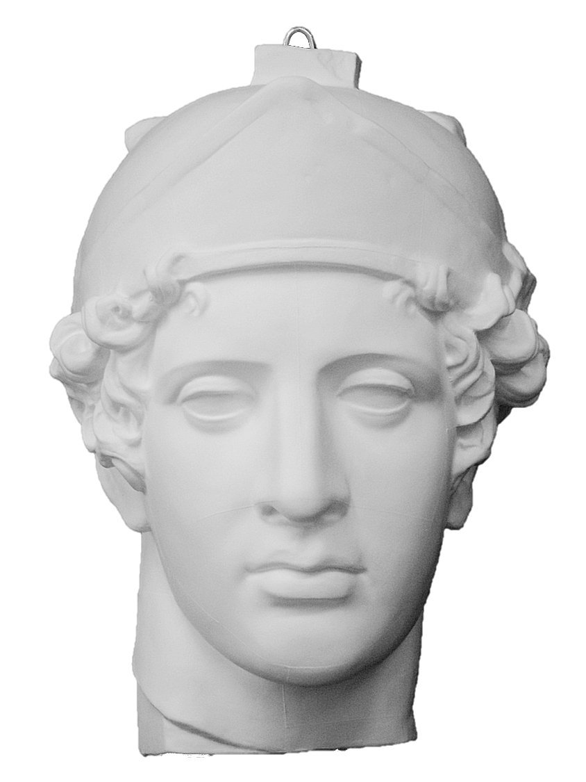 Amazon.co.jp: 石膏像 M－427 青年マルス半面 H．36cm
