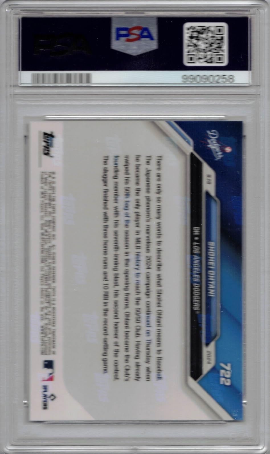 Amazon.com: 2024 Topps Now #722 Shohei Ohtani Baseball Card