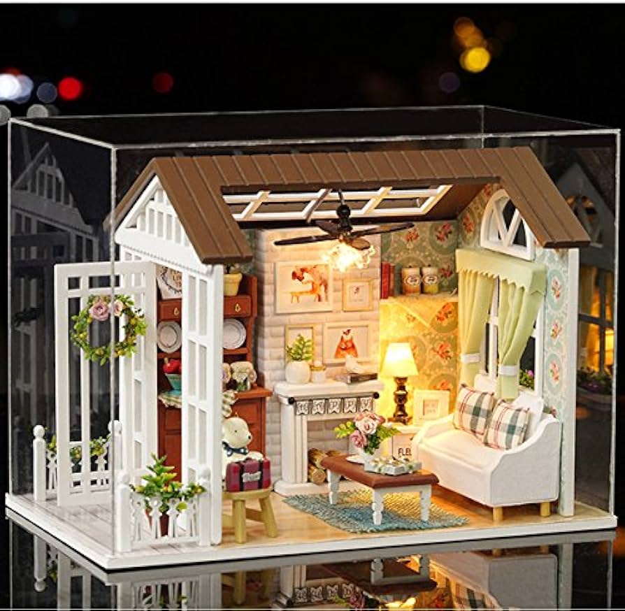 Amazon.co.jp: (t-FREAK) ドールハウス 手作りキットセットミニチュア