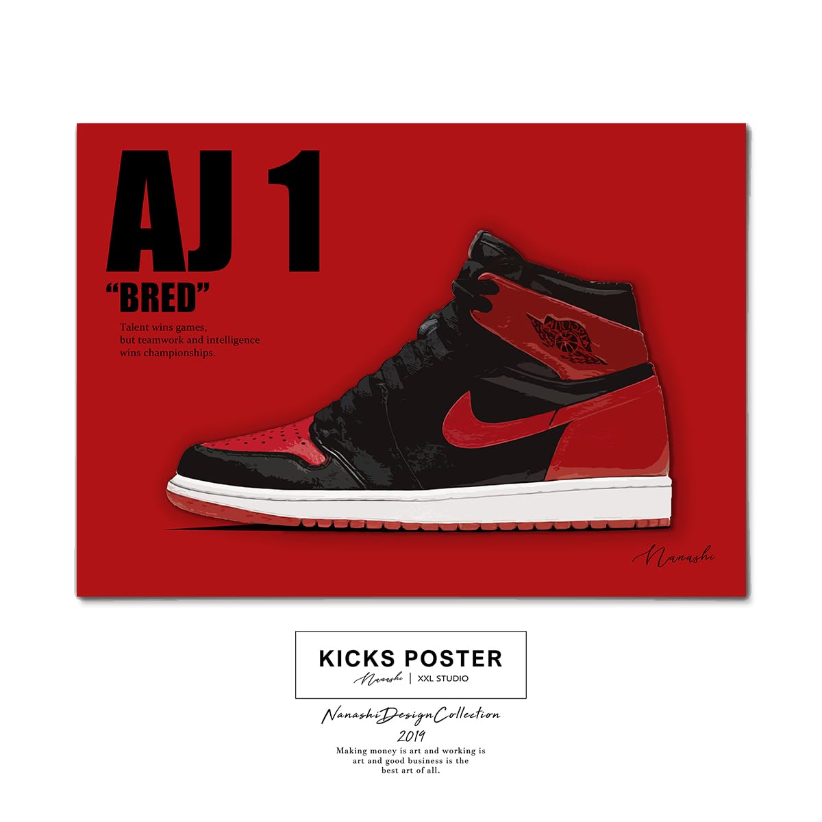 Amazon.co.jp: エアジョーダン1 ブレッド AIR JORDAN 1 BRED