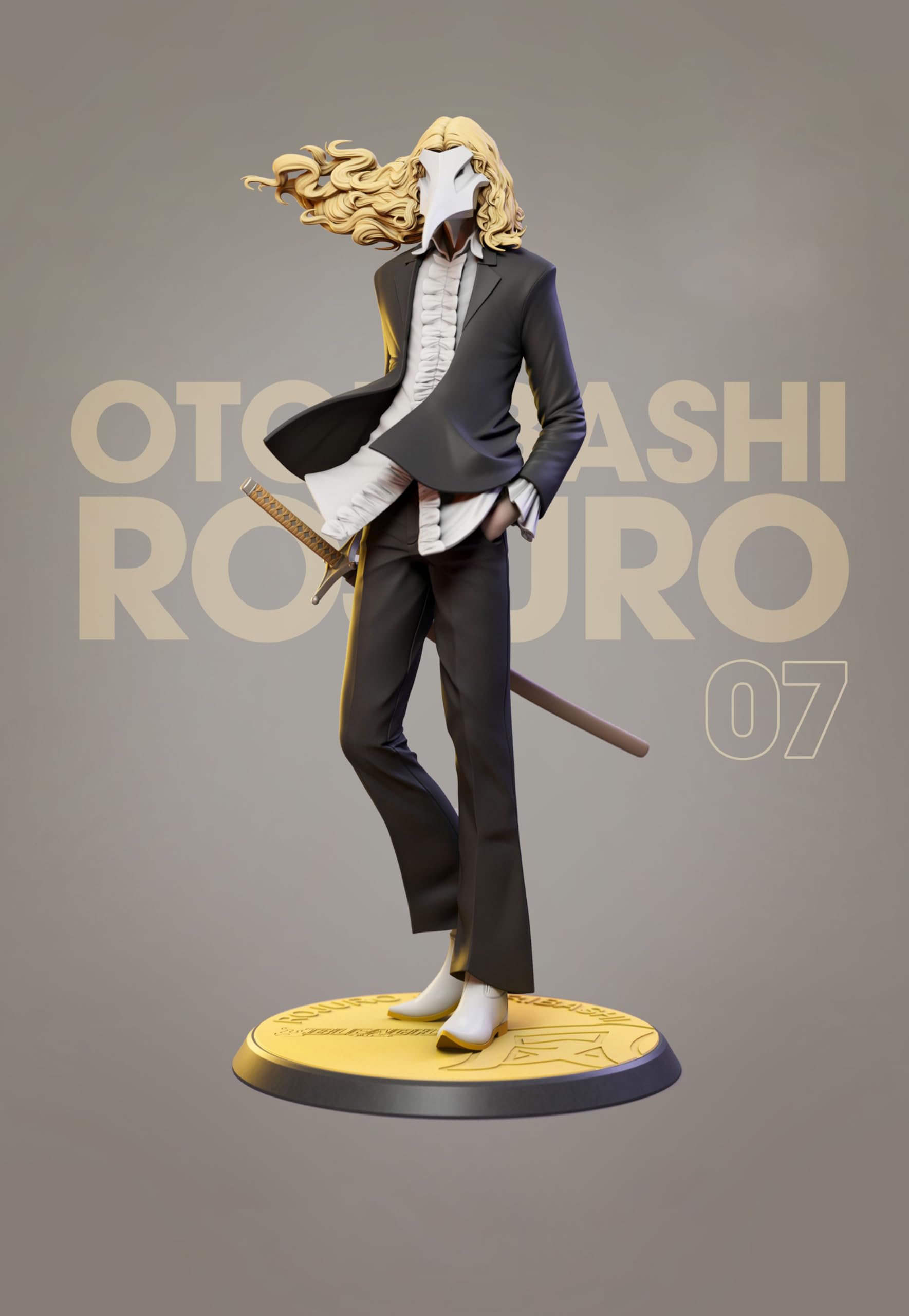 Amazon.co.jp: 愛川羅武 鳳橋楼十郎 フィギュア 1/6スケール 塗装済み