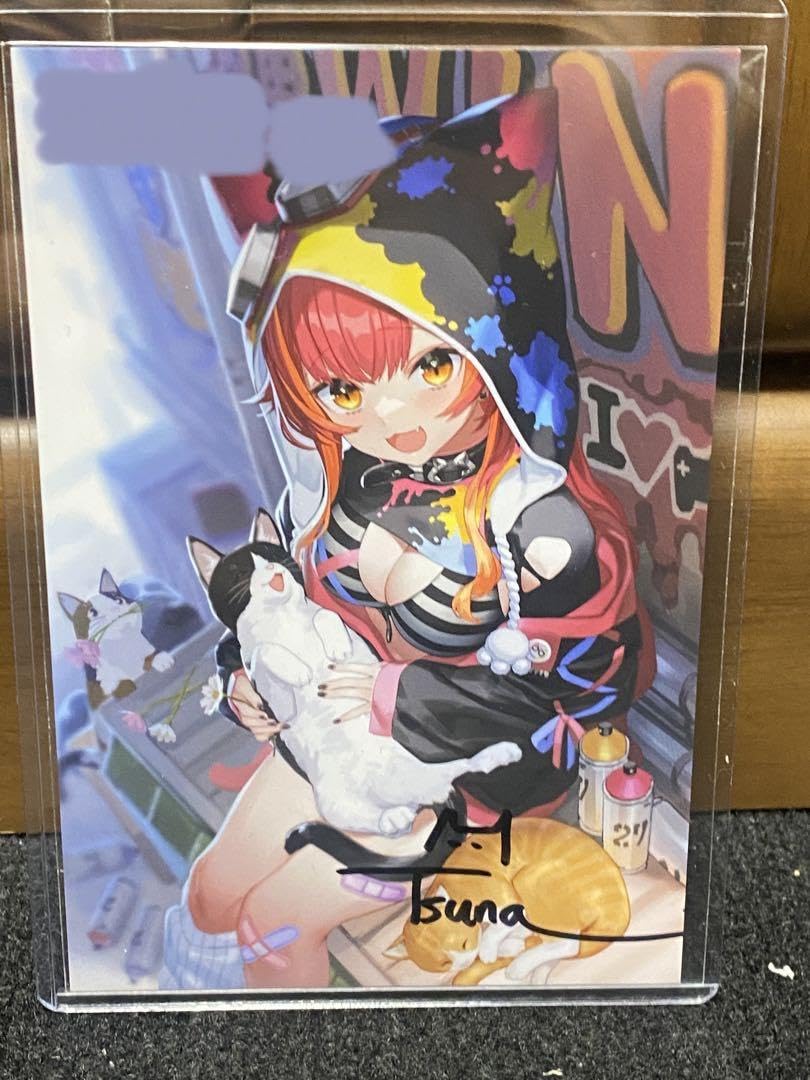 Amazon | ぶいすぽっ！ 猫汰つな 直筆サイン入りポストカード | ポスト