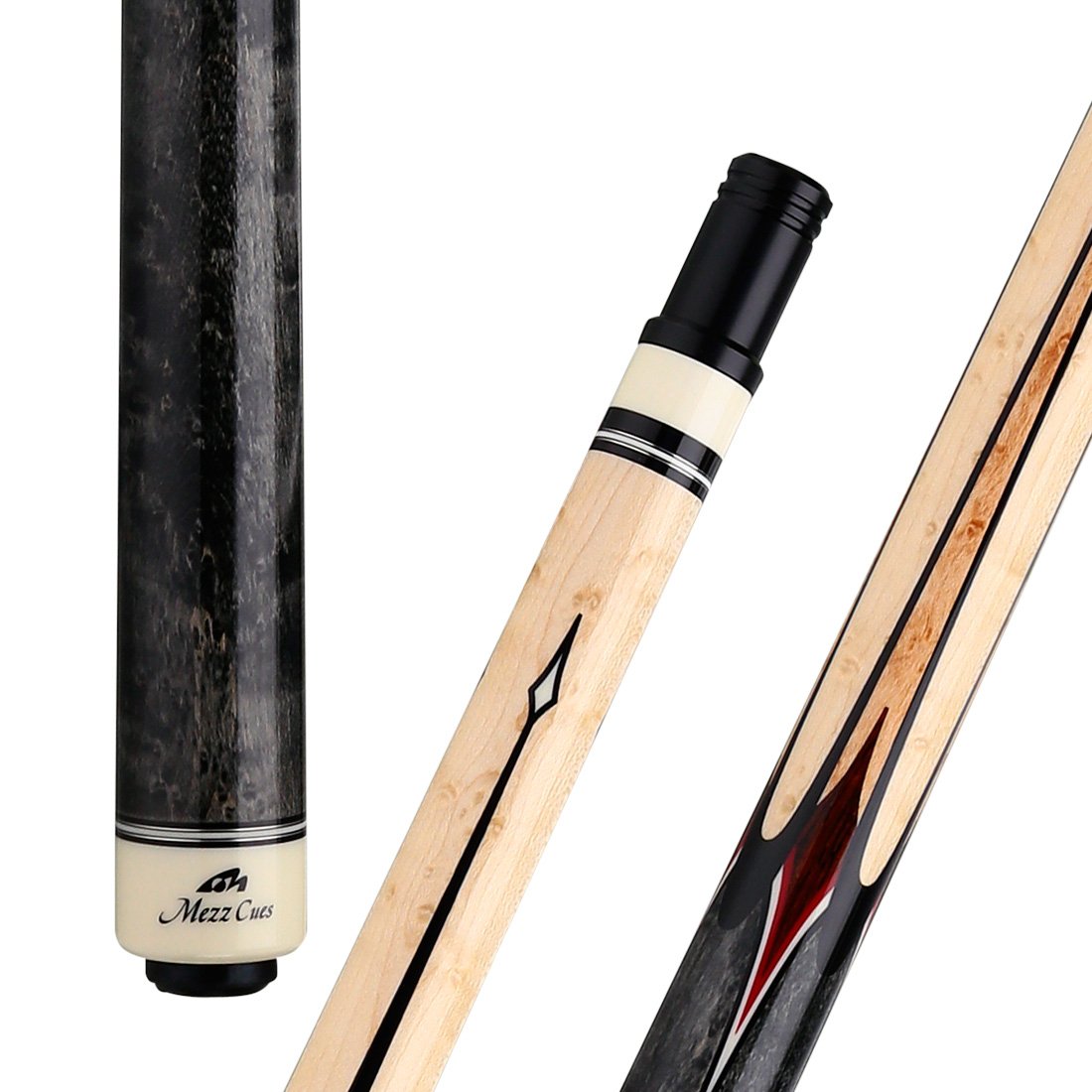Mezz CR-134Mj Three Cushion Cue with WXC Three Cushion Shafts MIK