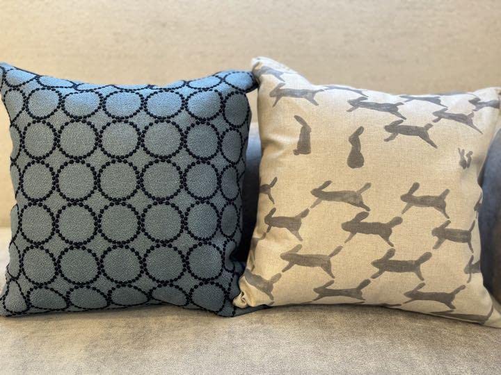 Amazon.co.jp: ミナペルホネンハンドメイドクッションカバータンバリン