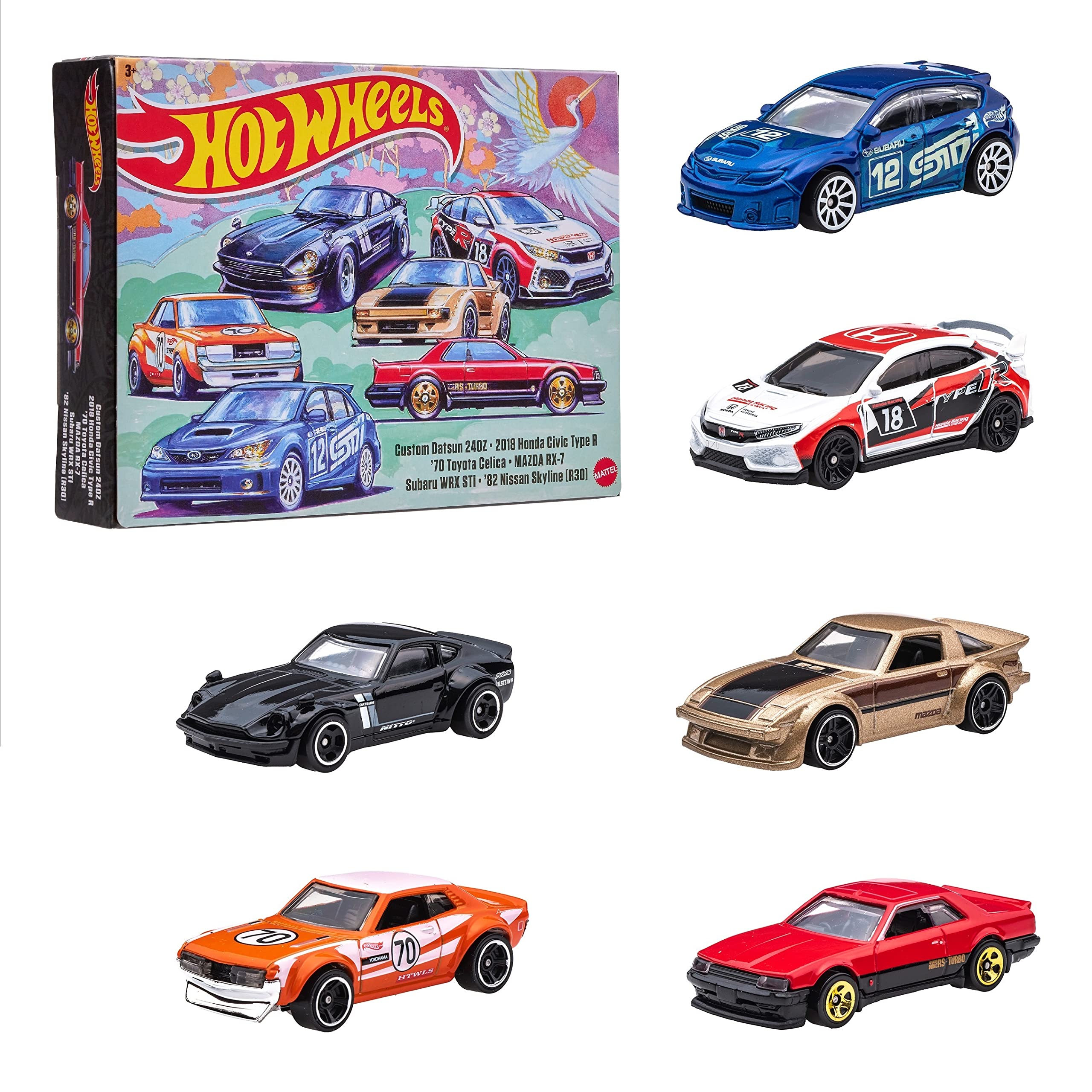Amazon.co.jp: Hot Wheels HLK49 Japanese Car Culture Multi-Pack (3