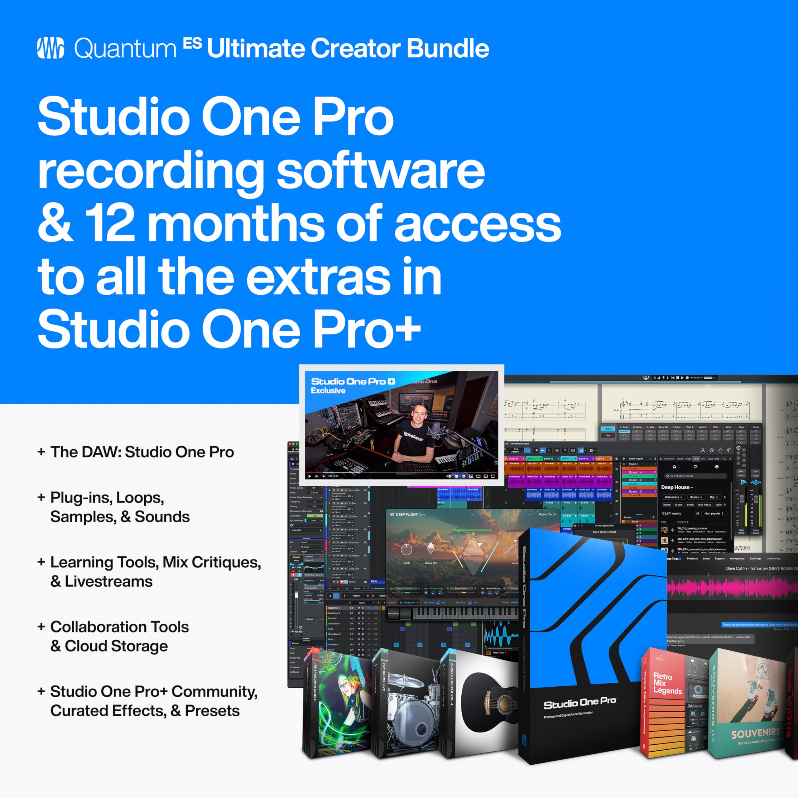 Amazon.com: Quantum ES Ultimate Bundle with Studio One Pro