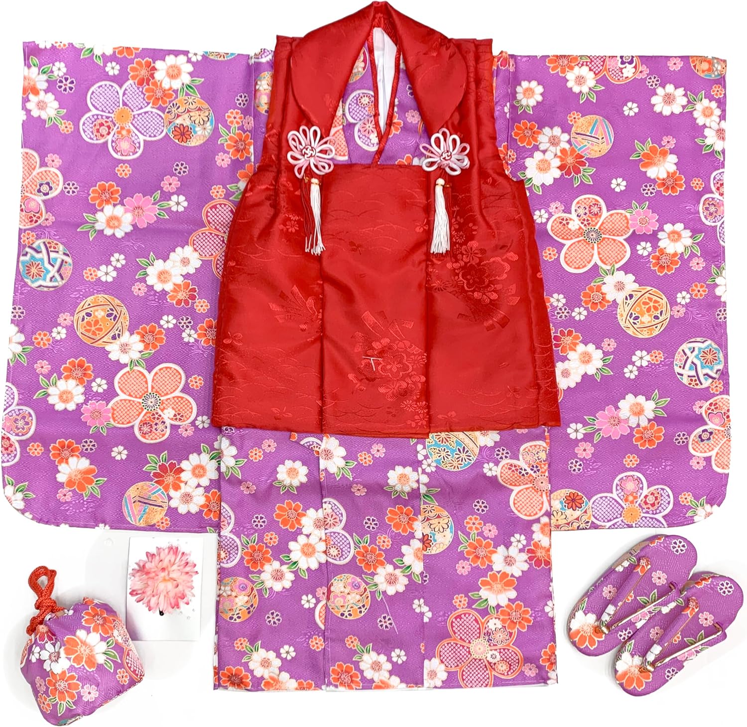 504ab41□七五三 五歳 男児 着物&羽織&袴&角帯 五つ紋□状態良好 楽天