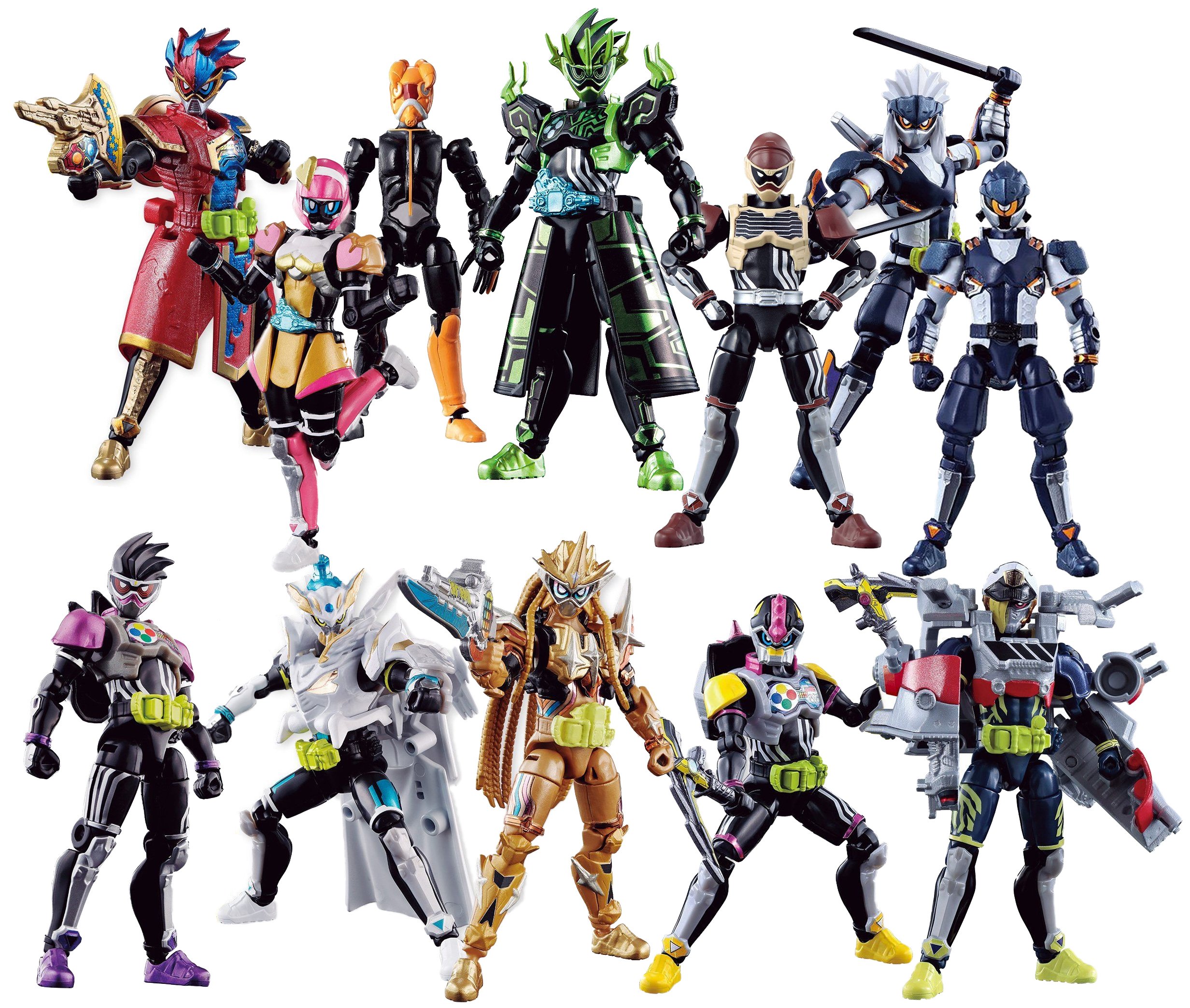 Amazon | バンダイ 食玩 装動 仮面ライダーエグゼイド STAGE1～10 57種