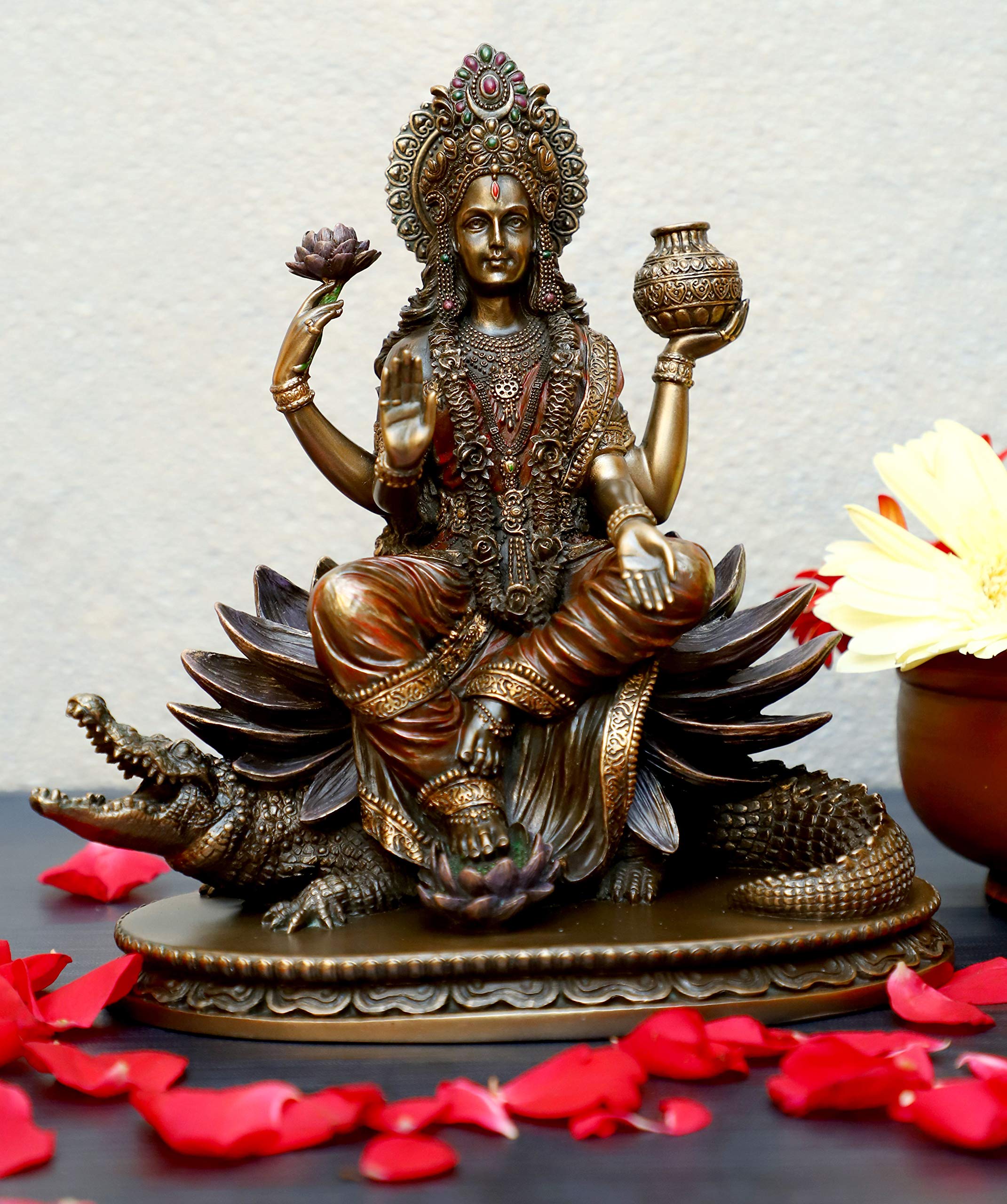 Amazon.co.jp: Vintage India 女神 ガンガ像 川 ギフト ホーム