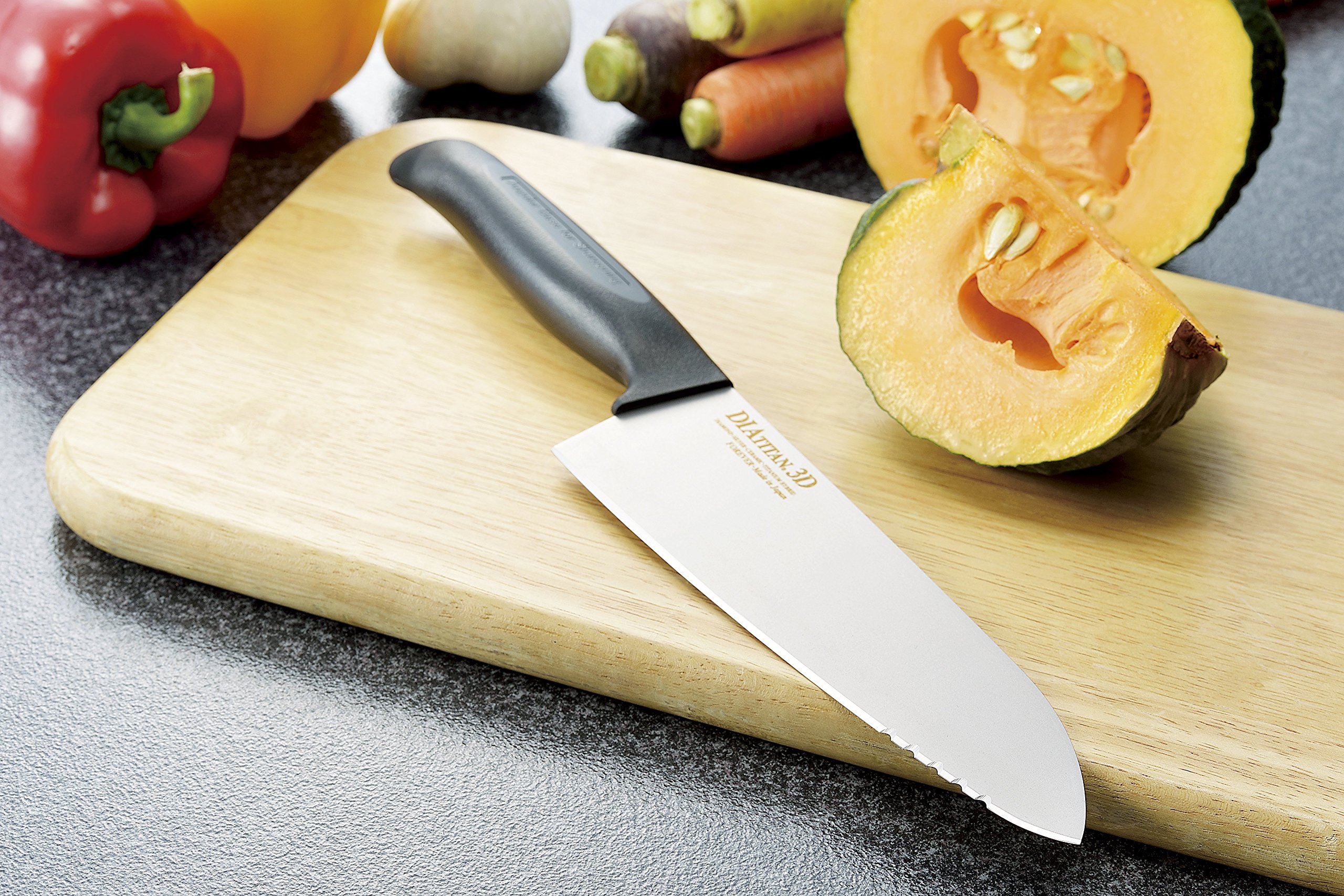 Amazon｜フォーエバー 日本製 ダイアチタン3D包丁 160mm (砥ぎ傾斜付き