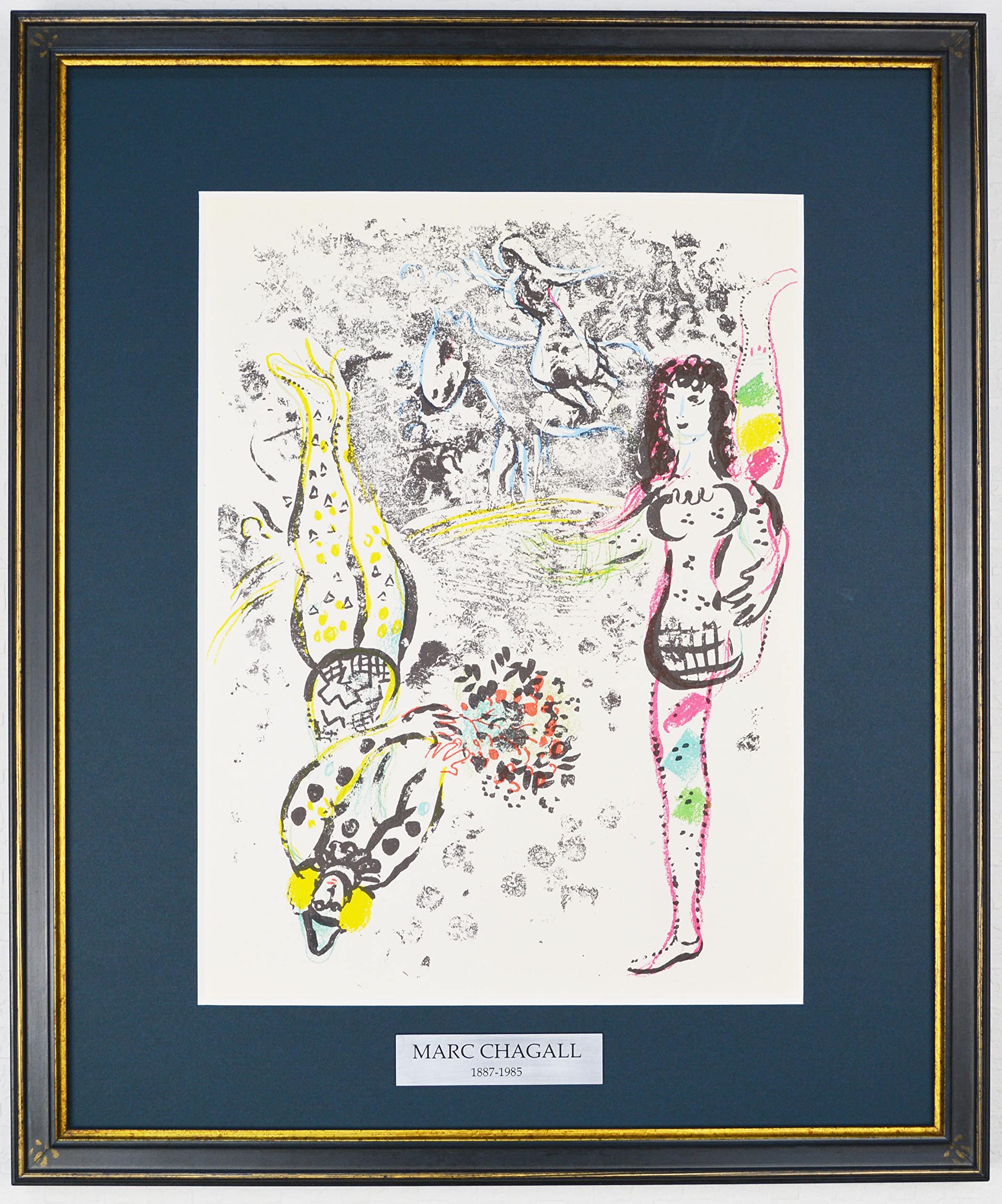 Amazon | マルク シャガール 『アクロバット【LITHOGRAPHE Ⅱ 1957