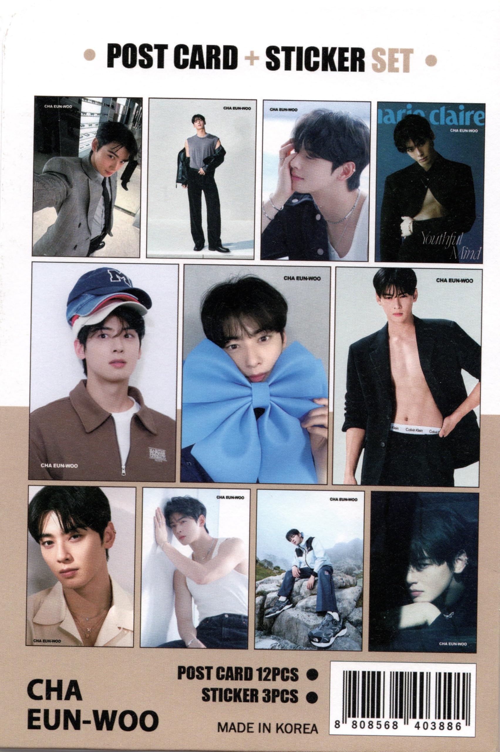 Amazon.co.jp: チャウヌ グッズ ポストカード セット (ポストカード 12