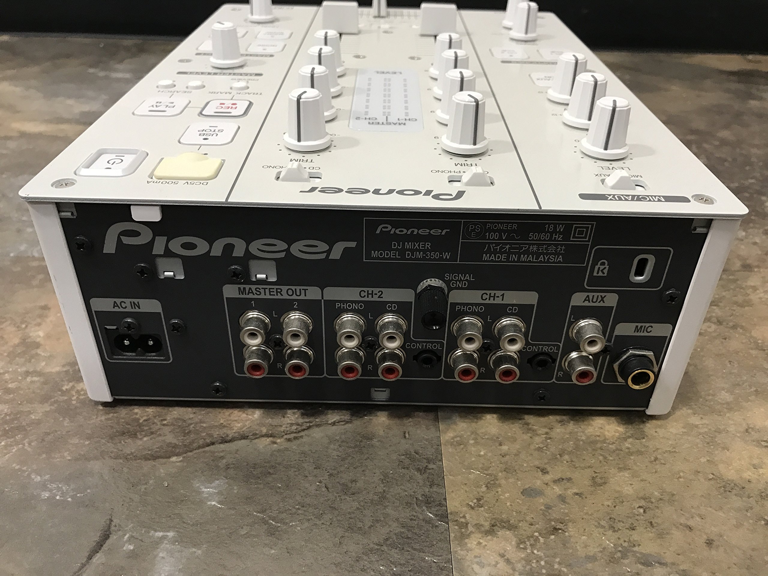 Amazon | Pioneer DJミキサー ブラック DJM-350-W | DJミキサー | 楽器