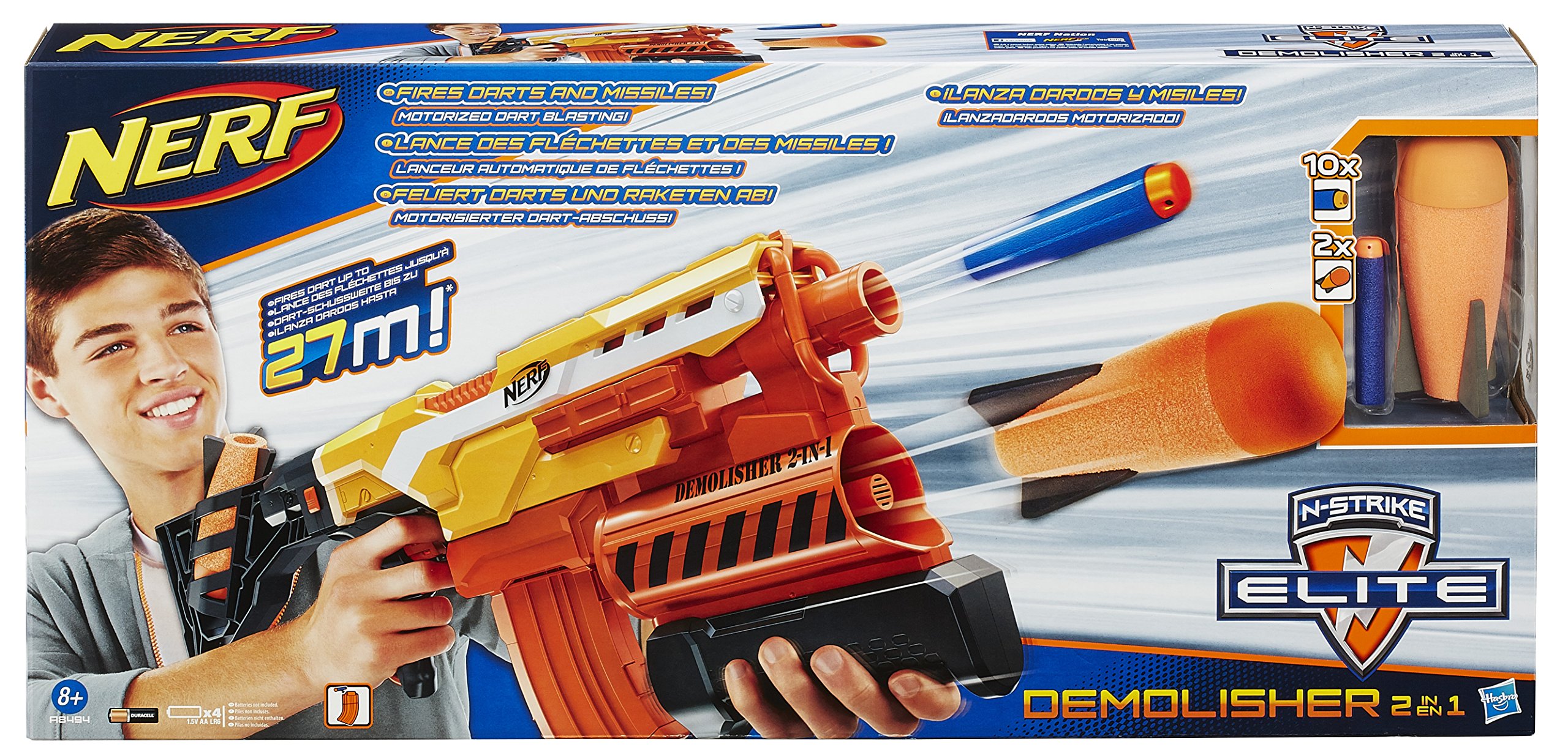 Amazon.co.jp: Nerf 2-in-1 N-Strike Elite Demolisher Blaster by