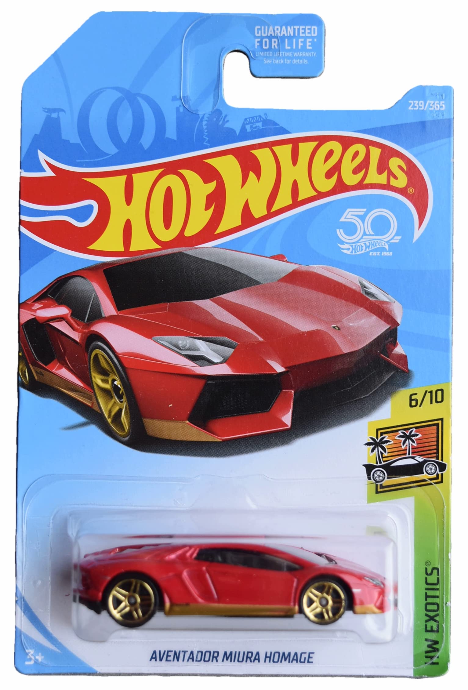 Hot Wheels Aventador Miura Homage, Exotics 6/10, Lamborghini 239