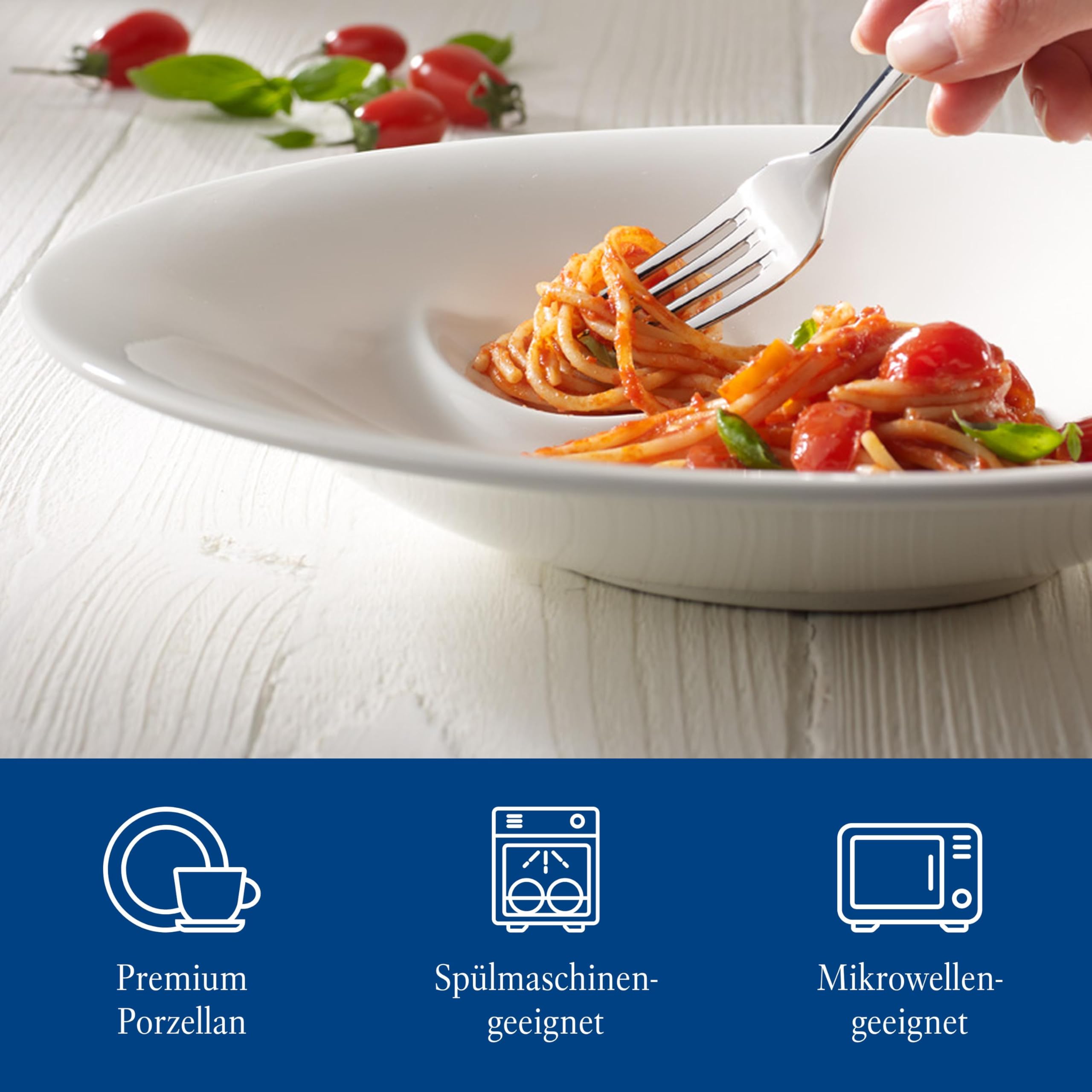 Amazon | Villeroy & Boch Pasta Passion Spaghetti Plate, Set of 2