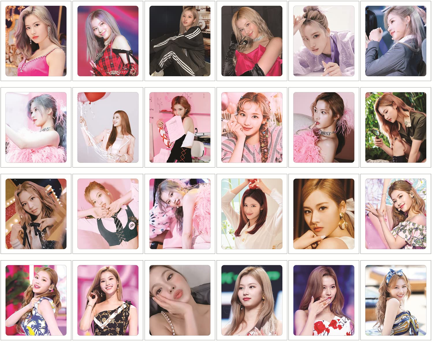 Amazon.co.jp: Twice トゥワイス サナ グッズ フォトカード 63枚