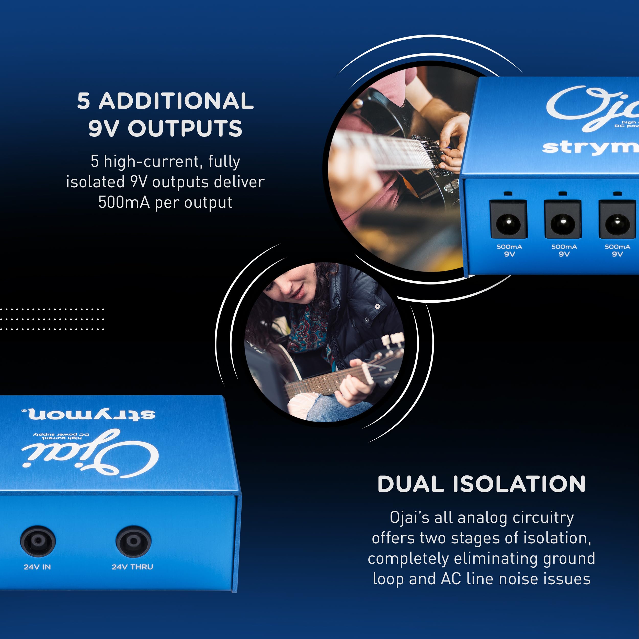 Amazon | Strymon 『Ojai-X』（ハイ・カレント・ DC パワー・サプライ