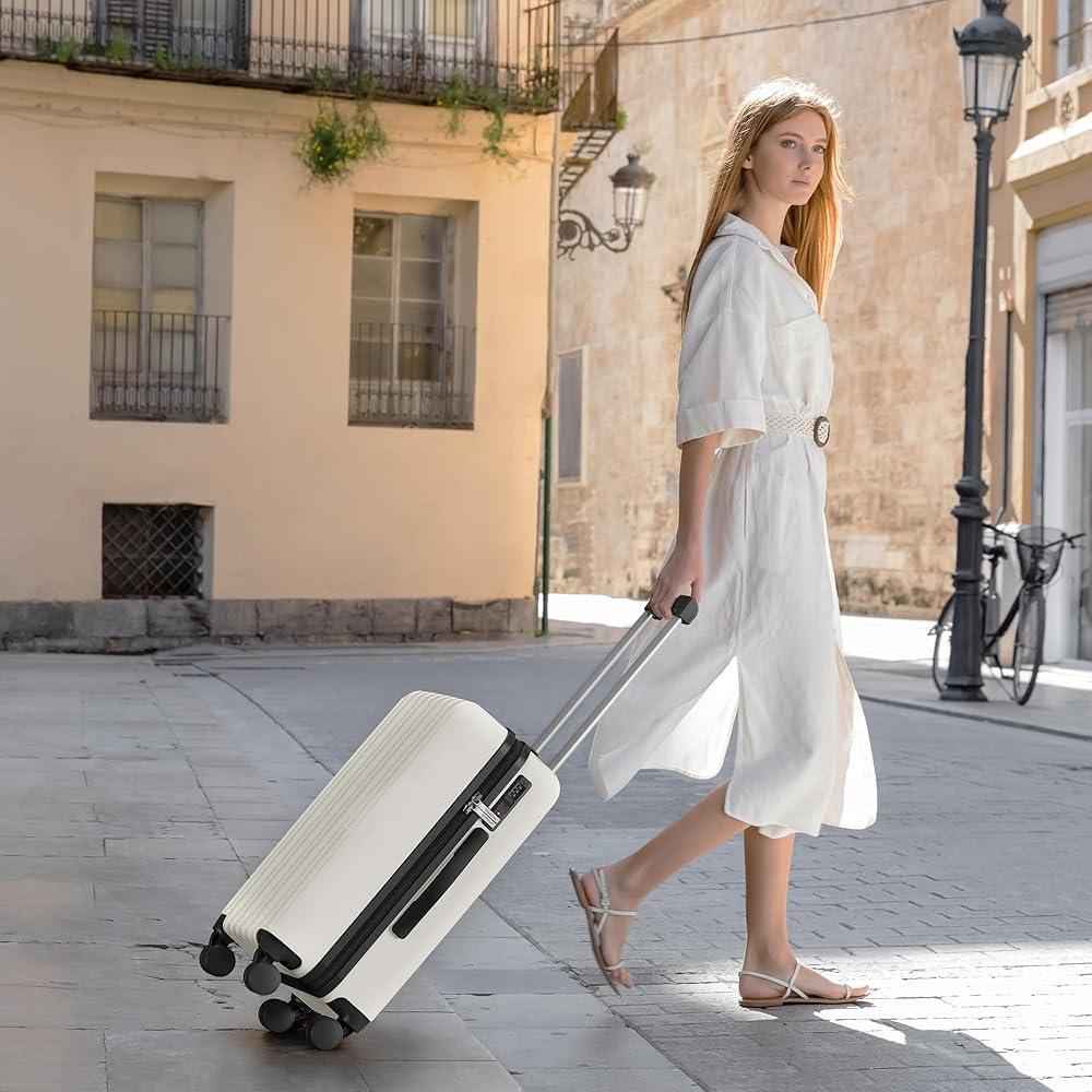 Amazon.com | SHOWKOO Luggage Sets 3 Piece 100% PC Ultra Tough