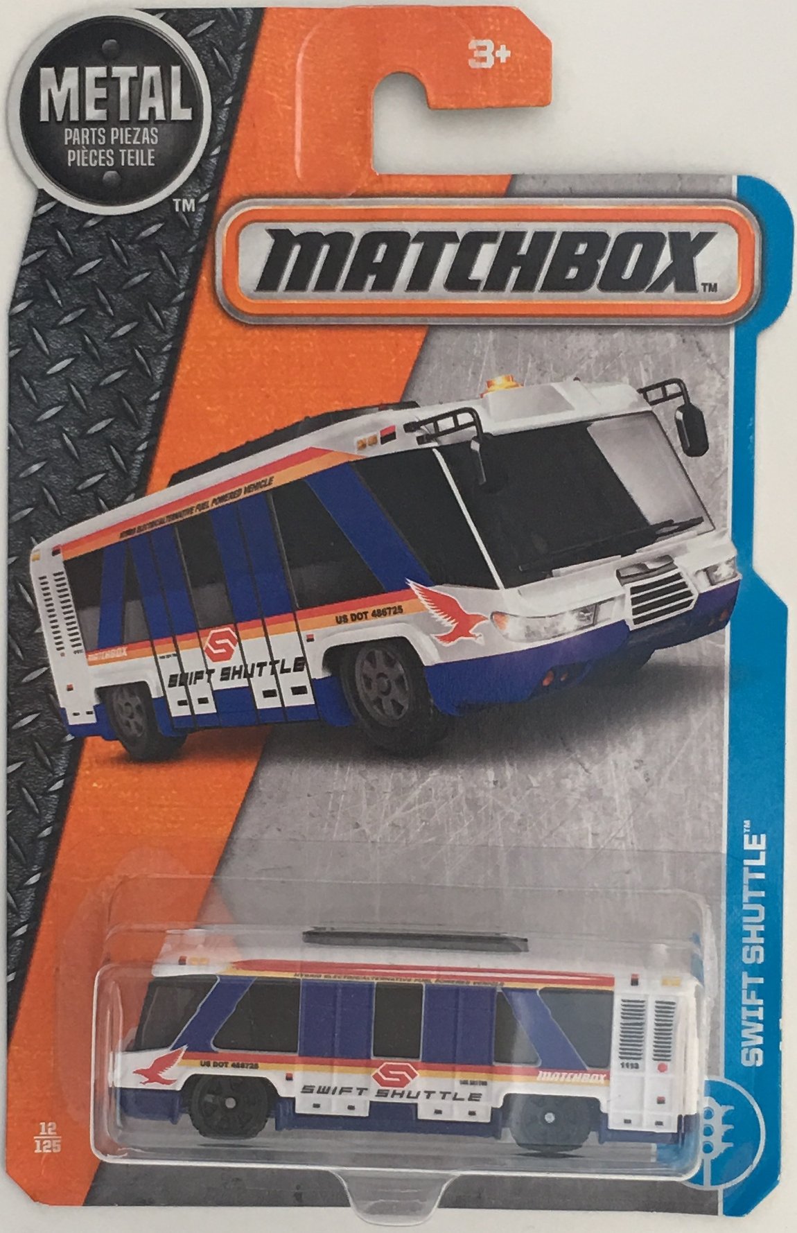 Amazon.com: Matchbox 2017 MBX Adventure City Swift Shuttle (Bus