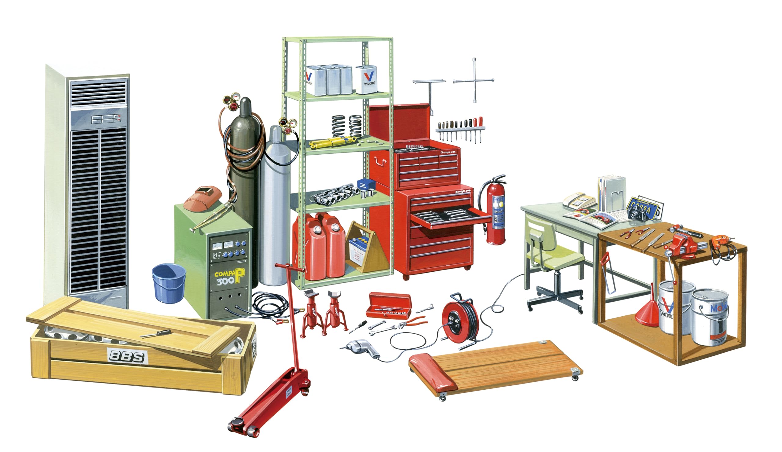 Amazon | フジミ模型 1/24 ガレージ＆ツールシリーズNo.1 ガレージ GT