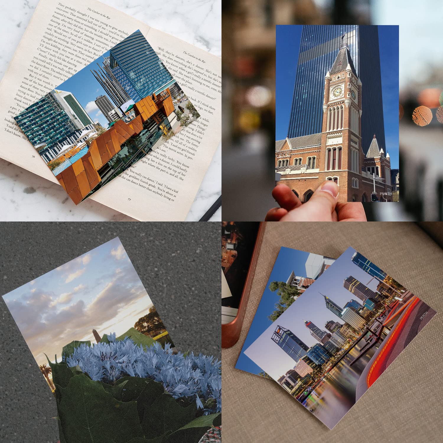 Amazon | xtvinvm パース オーストラリア 旅行 ポストカード 世界中