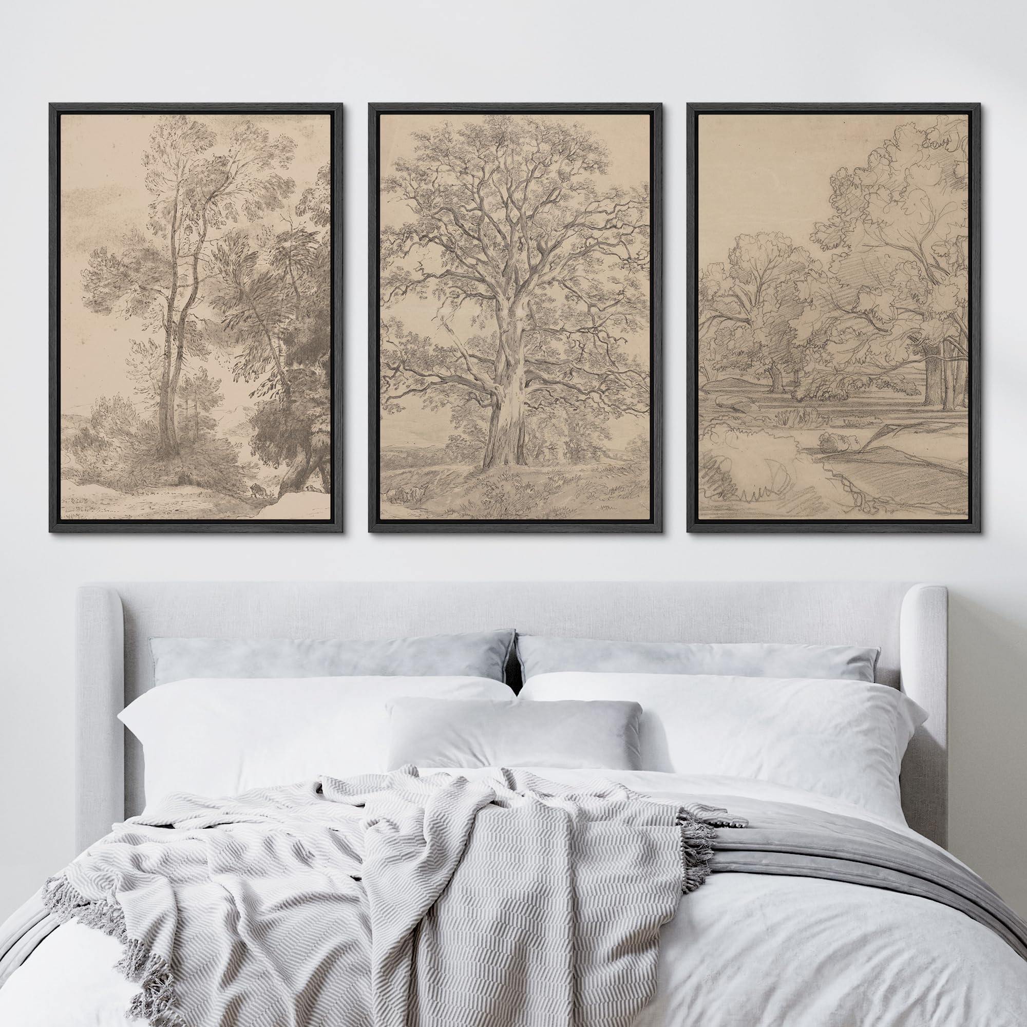 Amazon.co.jp: Ashbrook フレーム入りキャンバスプリント ウォール