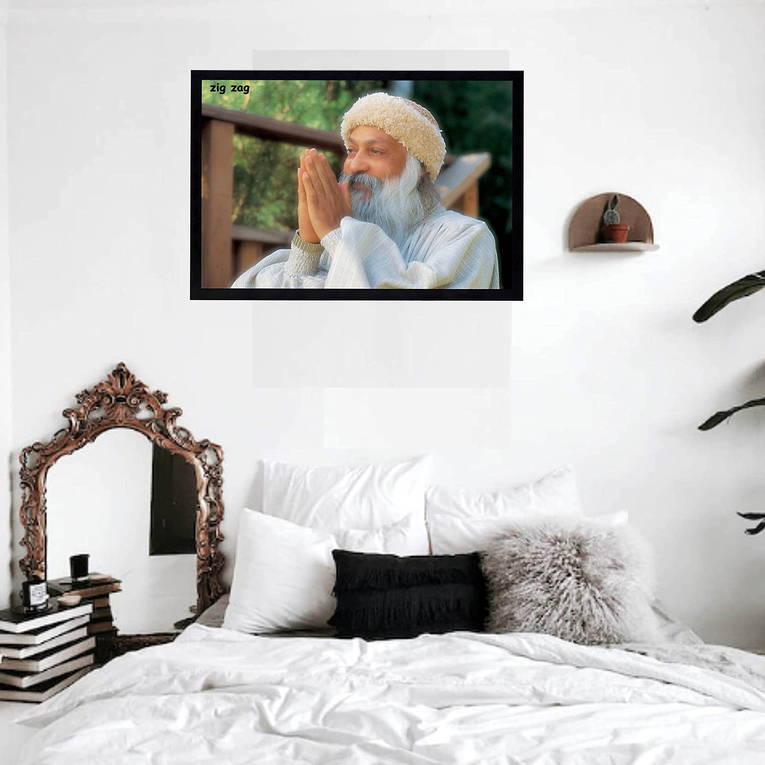 Amazon.com - zig zag Osho Photo Frame For Wall (13.5x9.5 inches
