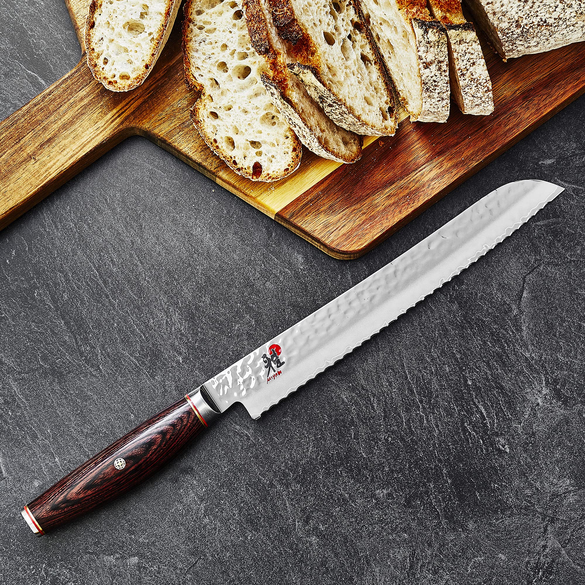 Amazon.com: Miyabi Bread Knife, Stainless Steel, 9-inch: Home