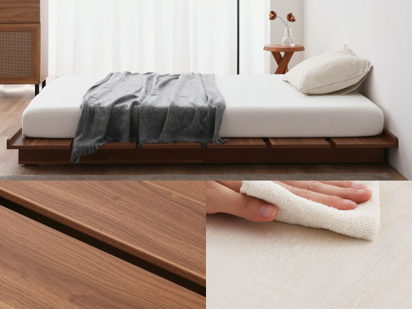 Amazon｜VENTOTA ベッド すのこベッド 木製 フロアベッド ボード ロー