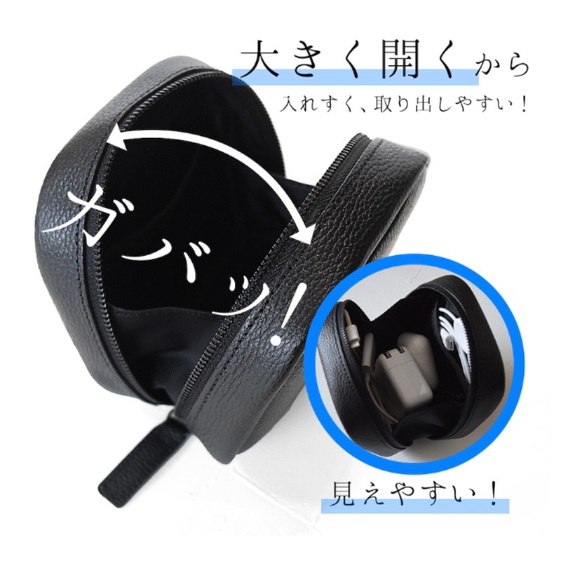 ノーサイン NO SIGN スクエアポーチ Sサイズ Square pouch S 本革