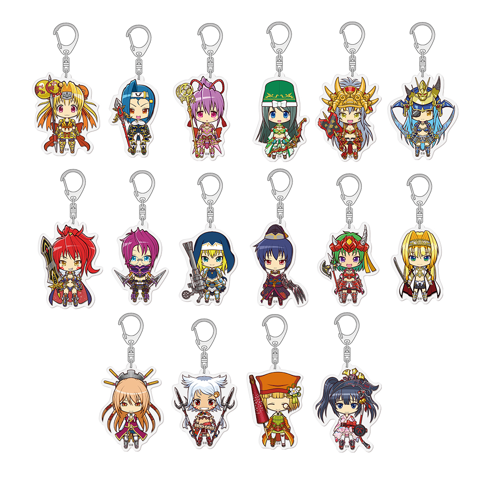 打-WIN アバターキーホルダー 戦国乙女【コンプリートセット