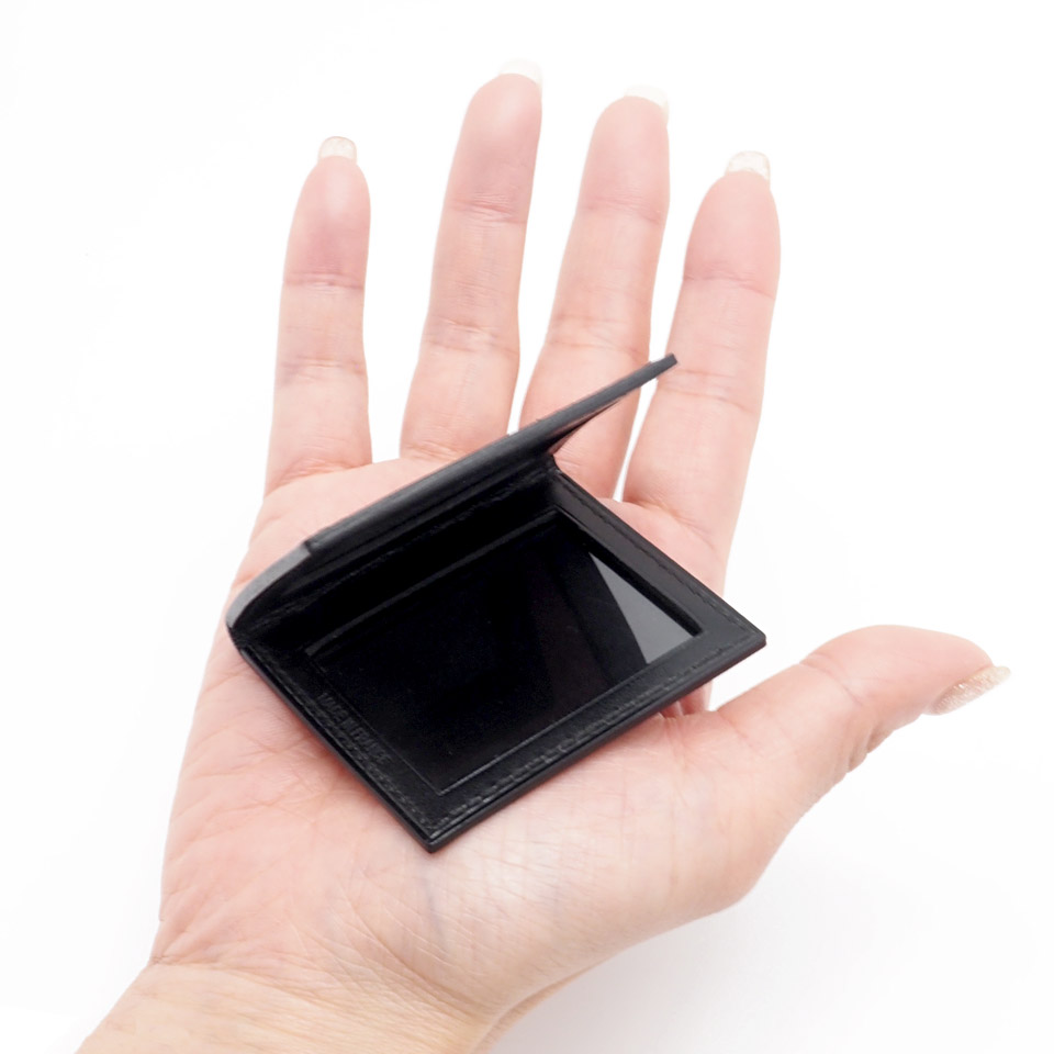 HERMES エルメス ミニフォトケース レザー ブラック【中古】 | 株式