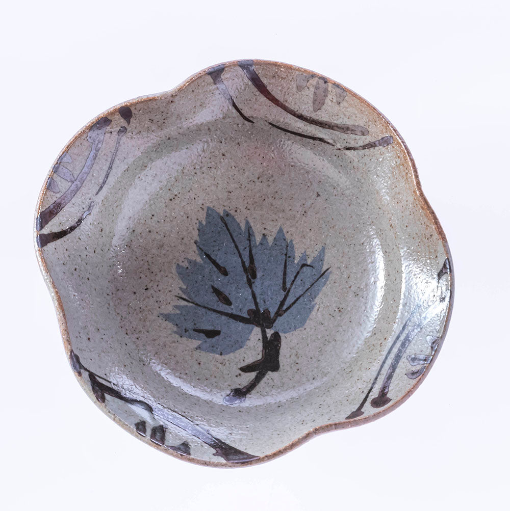 QOT × 小山路窯【佐賀県武雄産 武雄焼】和紙染盛器[江口勝美] – 特産品