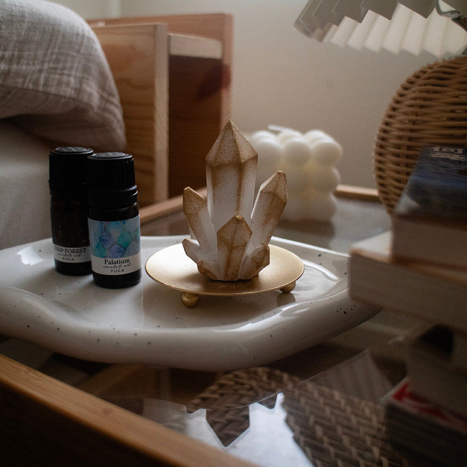 crystal aroma stone | クリスタルのアロマストーンオブジェ《香る