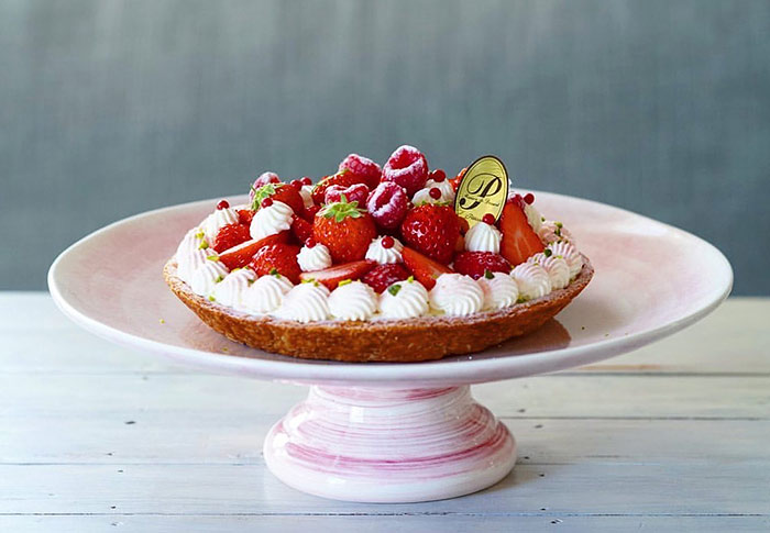 ケーキスタンド(プレーン) 食器ブランドMateusの陶器製ケーキスタンド