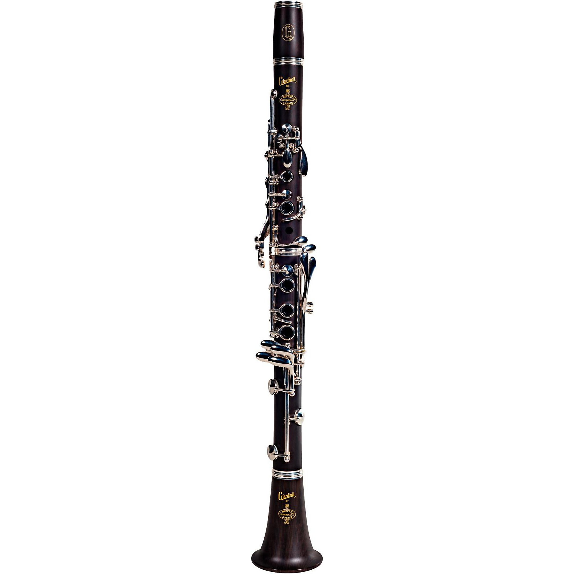 Giardinelli Intermediate Clarinet Grenadilla Wood Silver Plated